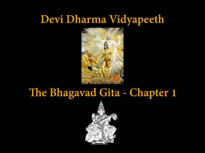 The Bhagavad Gita – Chapter 1